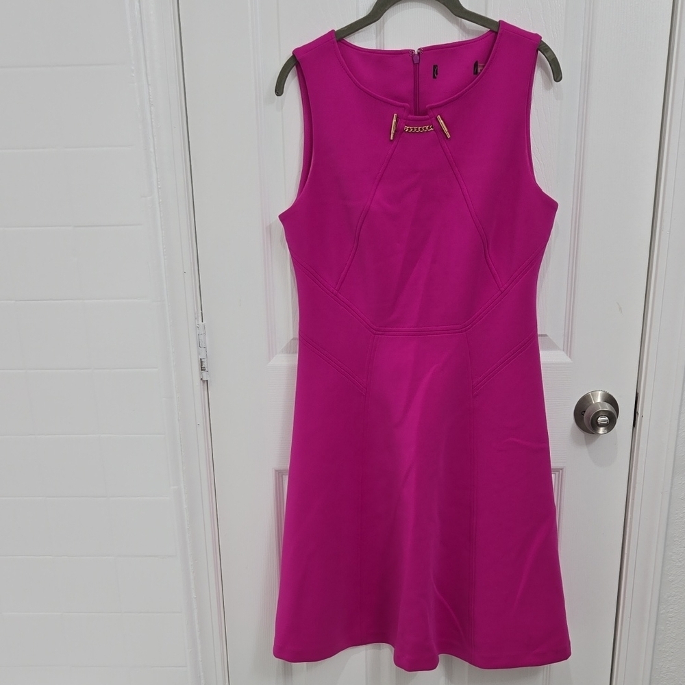 Ivanka Trump Pink Scuba Dress